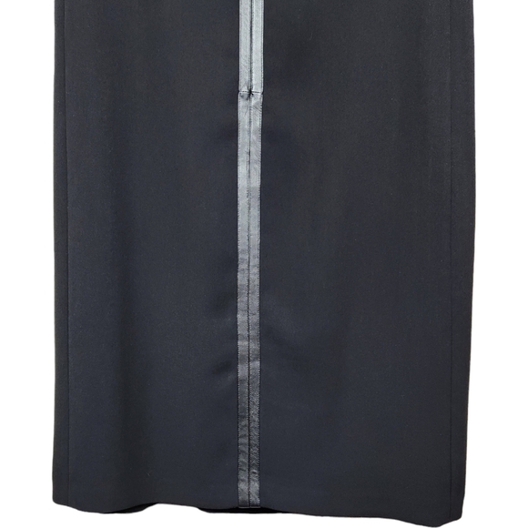 Vince NWT Little Black Dress LBD With Leather Detail Women's Size 4 - Picture 9 of 16